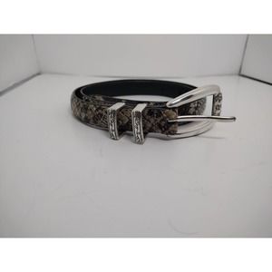 LIKE NEW** Snake skin skinny Brighton Belt.